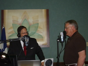 Wichita Falls' mayor, Glenn Barham, being interviewed on Pratt on Texas.