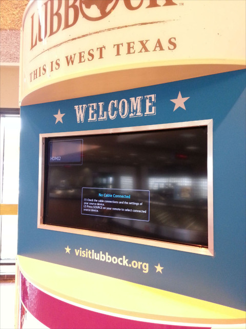 image: Lubbock airport unplugged